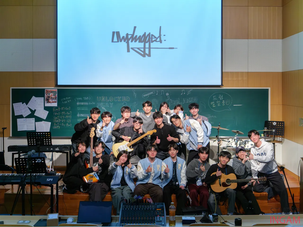 Unplugged members after the 2025 fall regular concert