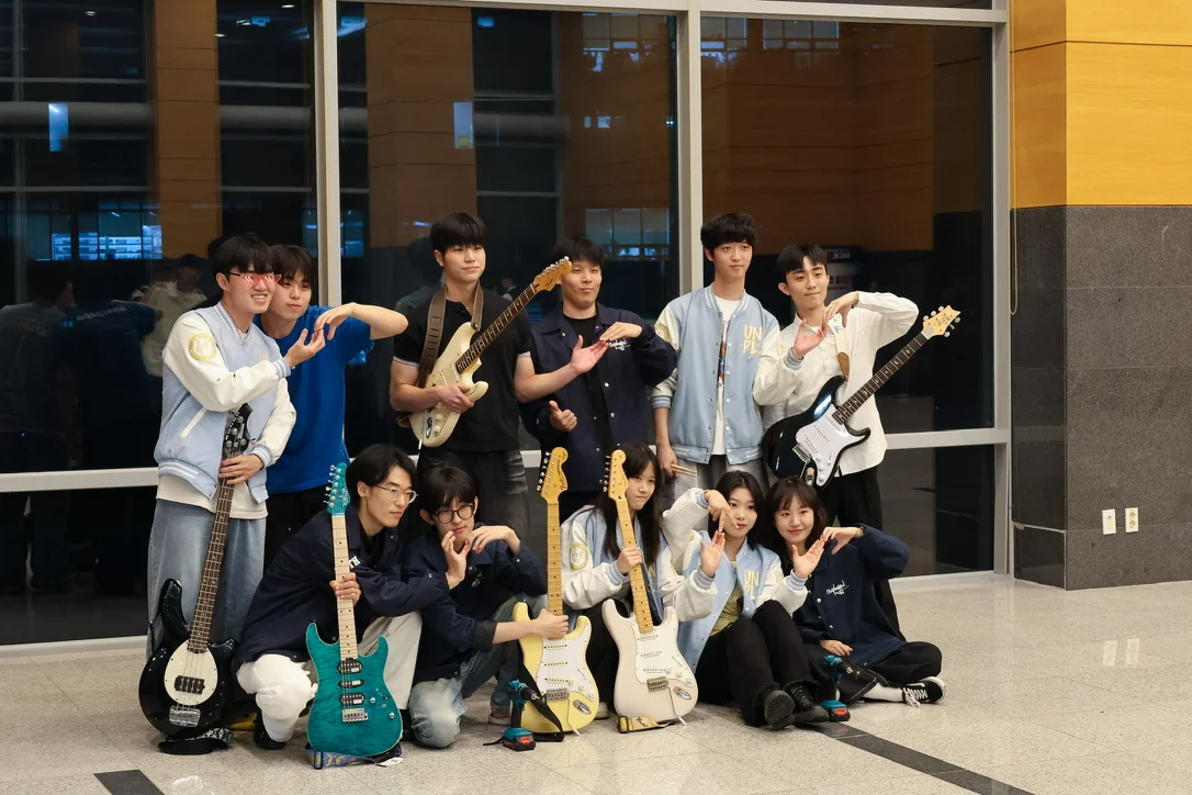 Unplugged group photo at the 2026 fall UNIST-DGIST Student Festival